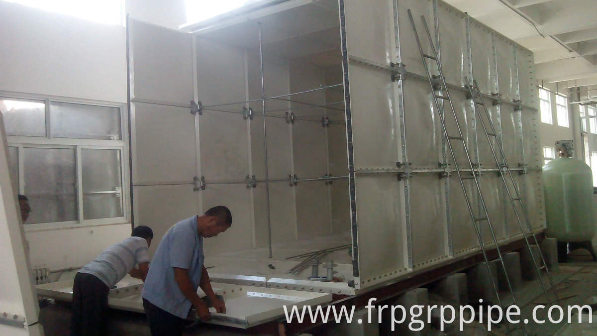 150m3 GRP panel water tank FRP modular water tank